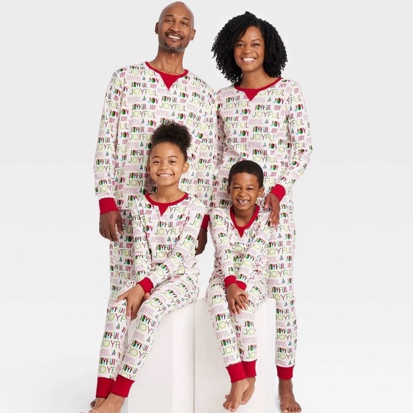 NWT! Wondershop men’s 2-piece family sleep set - joyful print - Picture 1 of 5